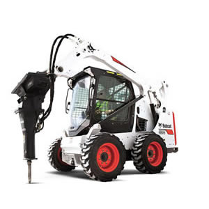 Renta de Bobcat con martillo - pala en Querétaro